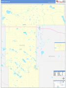 Pierce County, ND Digital Map Basic Style