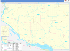Pierce County, WI Digital Map Basic Style