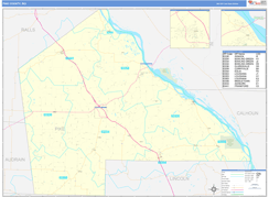 Pike County, MO Digital Map Basic Style