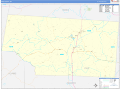 Pike County, OH Digital Map Basic Style
