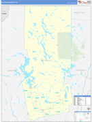 Piscataquis County, ME Digital Map Basic Style