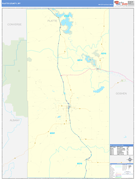 Platte County, WY Digital Map Basic Style