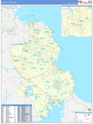 Plymouth County, MA Digital Map Basic Style