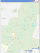 Pocahontas County, WV Digital Map Basic Style