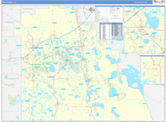 Polk County, FL Digital Map Basic Style