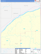 Polk County, NE Digital Map Basic Style