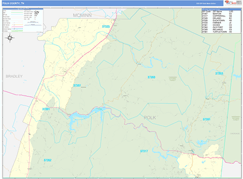 Polk County, TN Digital Map Basic Style