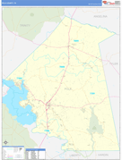 Polk County, TX Digital Map Basic Style