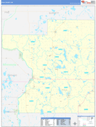 Polk County, WI Digital Map Basic Style