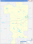 Prairie County, AR Digital Map Basic Style