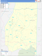 Preston County, WV Digital Map Basic Style