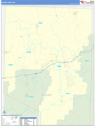 Pulaski County, MO Digital Map Basic Style