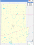 Putnam County, IN Digital Map Basic Style
