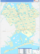 Queens County, NY Digital Map Basic Style