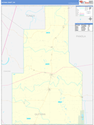 Quitman County, MS Digital Map Basic Style