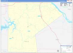 Ralls County, MO Digital Map Basic Style