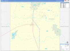 Randall County, TX Digital Map Basic Style