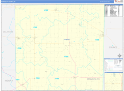 Randolph County, IN Digital Map Basic Style