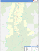 Ravalli County, MT Digital Map Basic Style