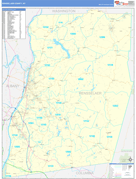 Rensselaer County, NY Digital Map Basic Style
