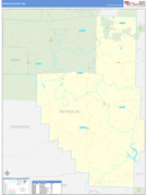 Reynolds County, MO Digital Map Basic Style