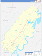 Rhea County, TN Digital Map Basic Style