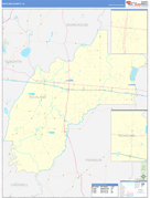 Richland Parish (County), LA Digital Map Basic Style