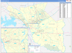 Richland County, SC Digital Map Basic Style