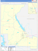 Riley County, KS Digital Map Basic Style