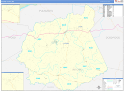 Ritchie County, WV Digital Map Basic Style