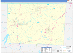 Rockingham County, NC Digital Map Basic Style