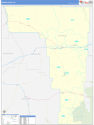 Rosebud County, MT Digital Map Basic Style