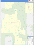 Routt County, CO Digital Map Basic Style