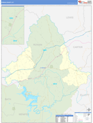 Rowan County, KY Digital Map Basic Style