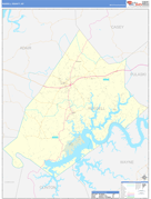 Russell County, KY Digital Map Basic Style