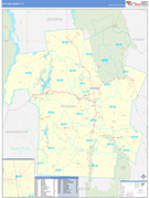 Rutland County, VT Digital Map Basic Style