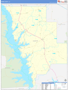 Sabine Parish (County), LA Digital Map Basic Style