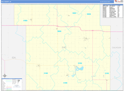 Sac County, IA Digital Map Basic Style