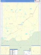 Saline County, IL Digital Map Basic Style