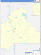 Scott County, IN Digital Map Basic Style