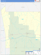 Scott County, MS Digital Map Basic Style