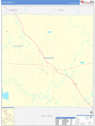 Scurry County, TX Digital Map Basic Style