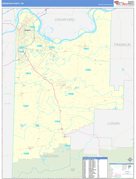 Sebastian County, AR Digital Map Basic Style