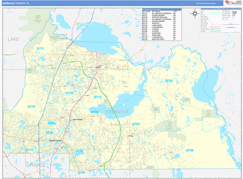 Seminole County, FL Digital Map Basic Style