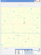 Seward County, NE Digital Map Basic Style