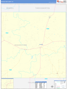 Shackelford County, TX Digital Map Basic Style