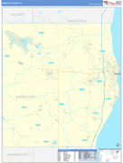 Sheboygan County, WI Digital Map Basic Style