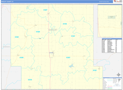 Shelby County, IA Digital Map Basic Style