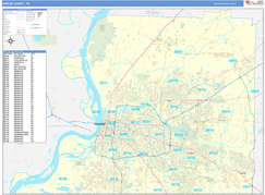 Shelby County, TN Digital Map Basic Style