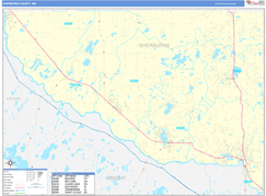 Sherburne County, MN Digital Map Basic Style